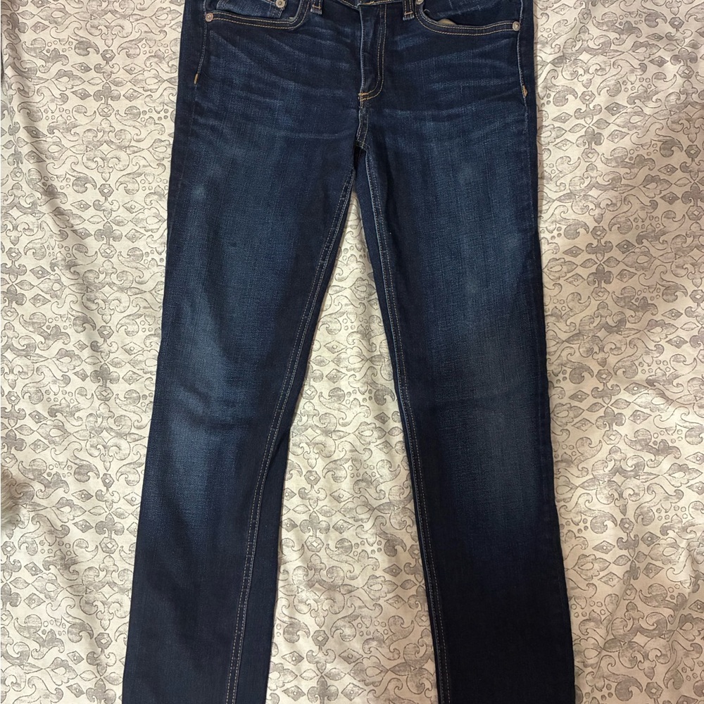 Rag & Bone Dark Indigo Straight Leg Jeans